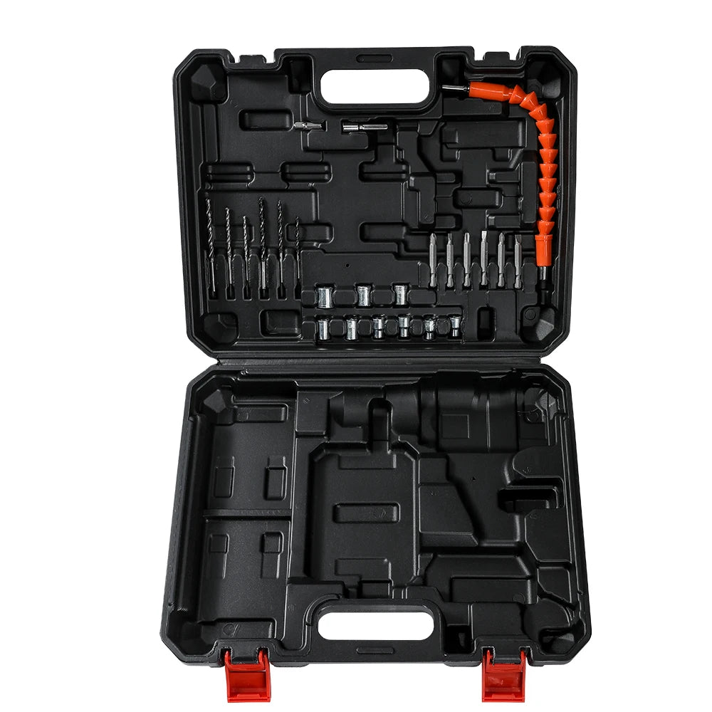 Kamolee 10mmElectric hand drill impact drill household small pistol drill multifunctional rechargeable electric screwdriver tool