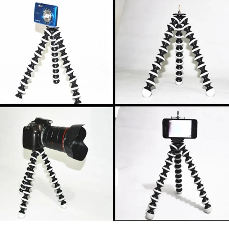 RP01-E Flexible Octopus Tripod Stand Gorillapod for Mobile Phone Camera - Mini Table Desk Stand Compatible with iPhone Samsung