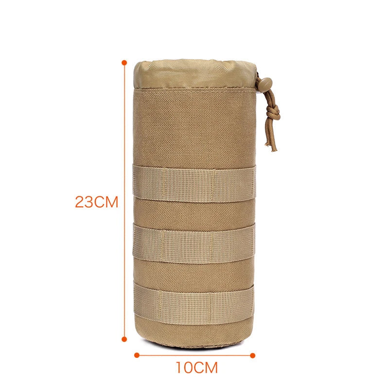 Molle Water Bottle Bag Pouch Holder Outdoor Travel Camping Hiking Cycling Fishing Hunting Water Bottle Kettle Carrier