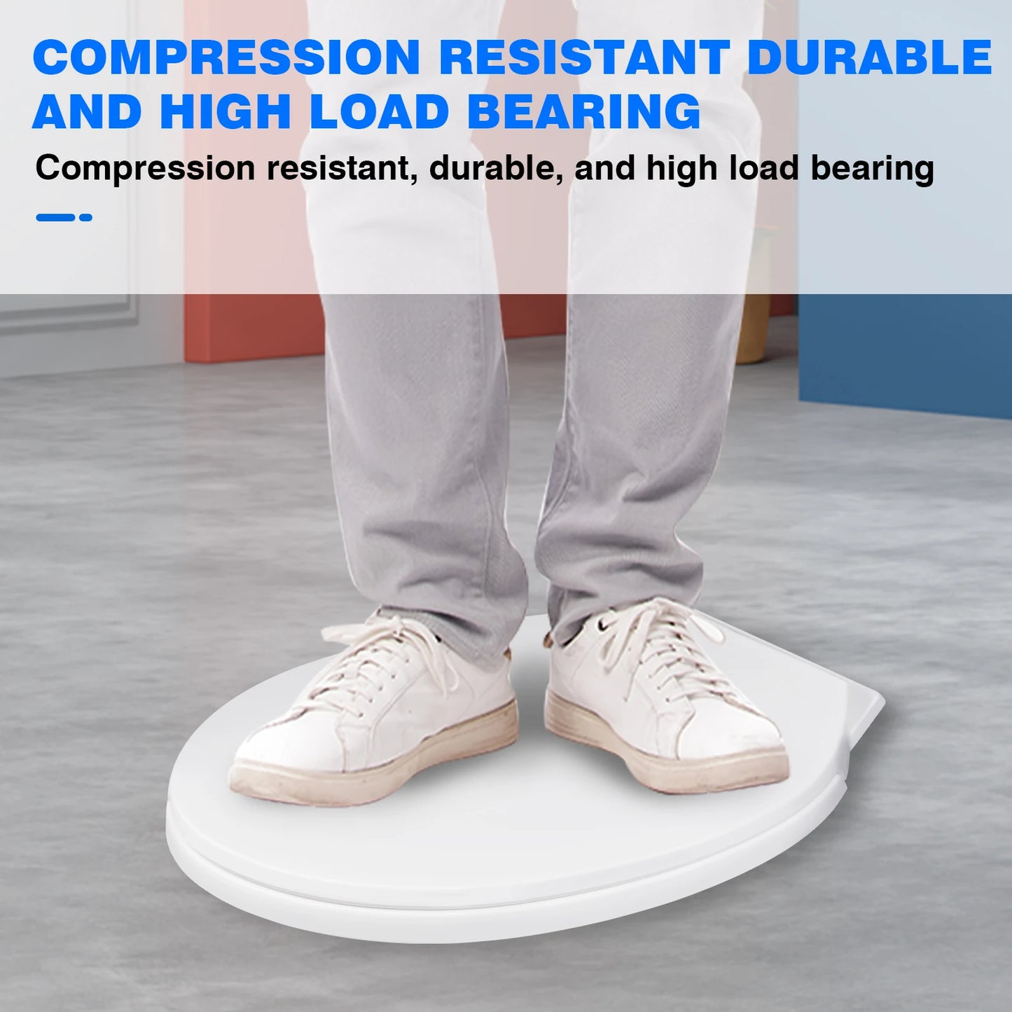 DayPlus Toilet Seat, Soft Close Toilet Seats White with Quick Release, Sturdy Duroplastic Anti-Bacterial Toilet Lid WC Seats
