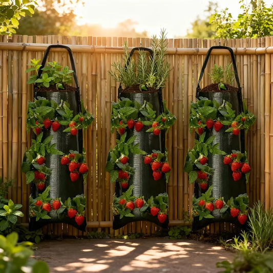 Multi Functional Vegetable and Fruit Planting Bag, Wall Mounted Foldable Planting Bag, Home Gardening, Balcony Vegetable Garden