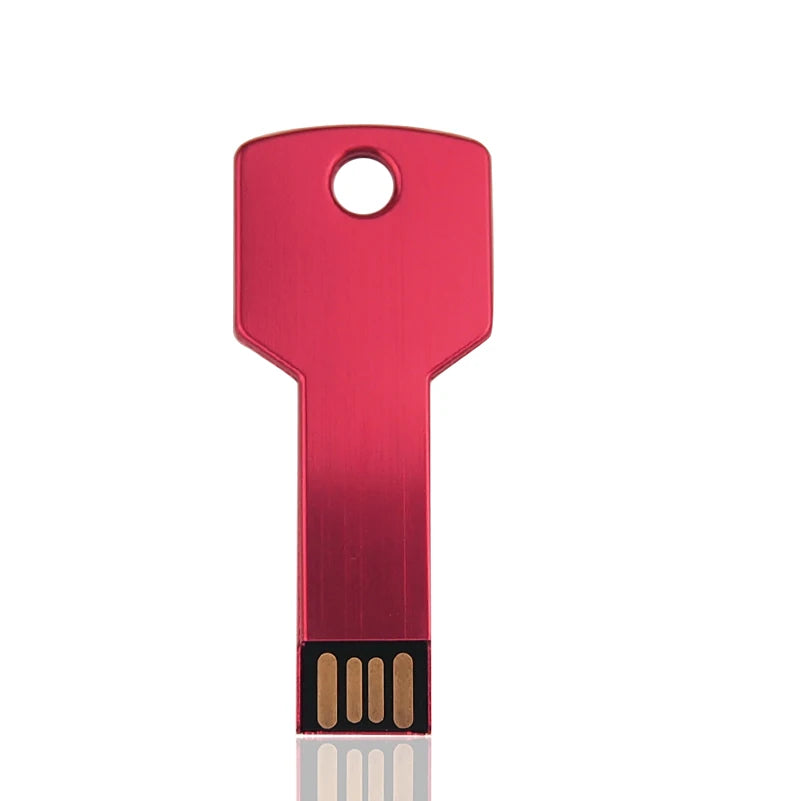 Colorful Key Usb Flash Drive 2.0 128GB Pendrive 4GB 8GB 16GB 32GB Engrave Gifts Memory Stick for Business(over 10pcs Free Logo)