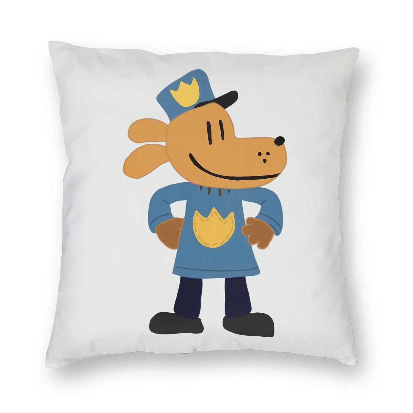 DogMan Petey the Cat x Dog Man Pillowcase Double-sided Printing Fabric Cushion Cover Decor  Pillow Case Cover Bed Zipper 40*40cm