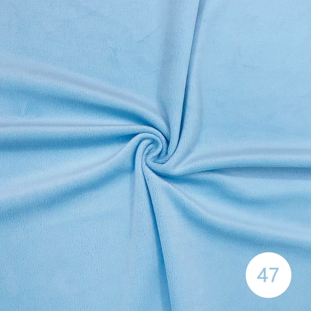 1.5mm Super Soft Short Plush Fabric Thick Crystal Super Soft Flannel Plush Toy Handmade Diy Fabric 45x50cm