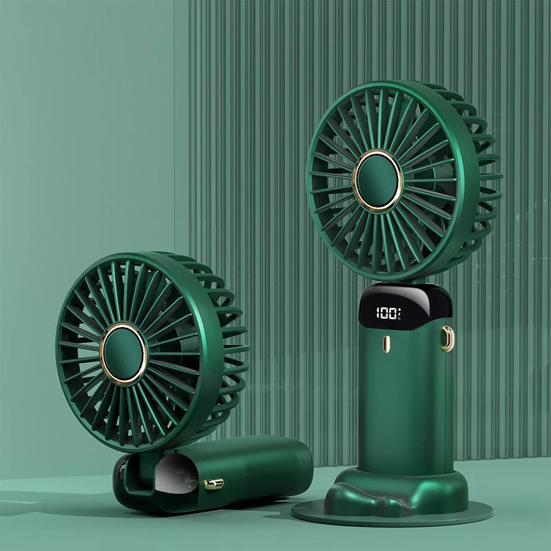 Baby 3 Speeds Stroller Mini Fan With Light Portable USB Charging Fan Mobile Phone Holder Stroller Accessories Baby Newborn Items
