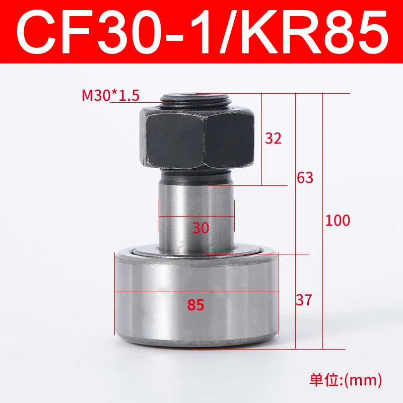 Cam Needle Roller Bearing Bolt Type CF3 CF4 CF5 CF6 CF8 CF10 CF12 CF16-CF30 KR10 KR12 KR13KR16-KR90 Wheel And Pin Bearing