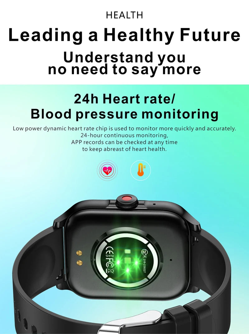 Lenovo QX15 Smart Watch Men & Women Full Touch Screen Sport Fitness Watch Man Waterproof Bluetooth For Ios Android Smartwatch