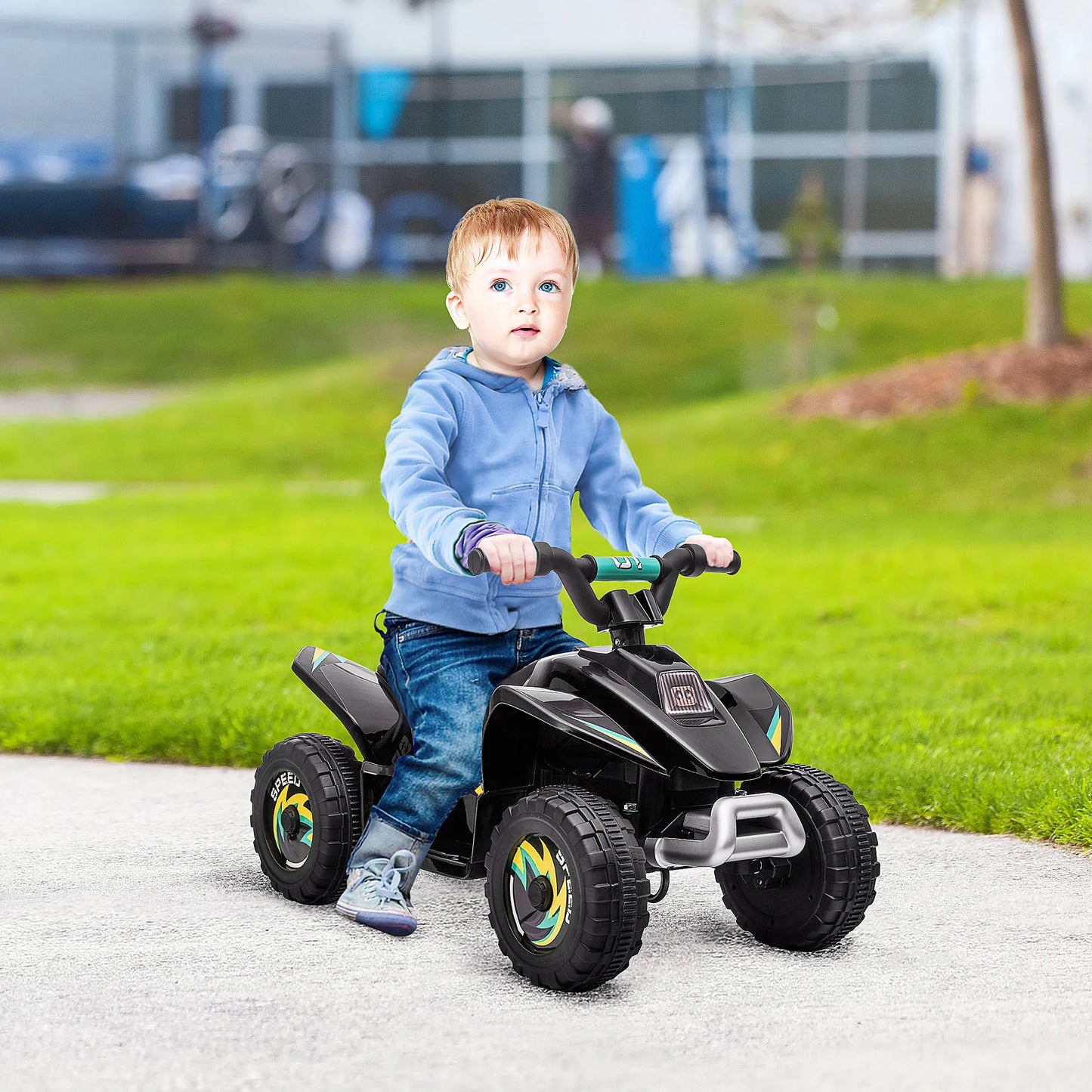 HOMCOM 6V Kids Electric Ride on Car for 18-36 Months Toddlers