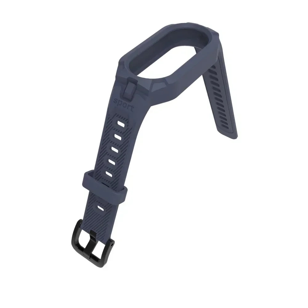 Silicone Sport Strap For Xiaomi Mi Band 9 8 7 6 5 Replacement Soft TPU Case Smartwatch Wristband For Xiaomi Mi Band 9 Bracelets