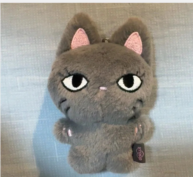 10cm Kpop DRAMA KARINA Same Plush Ning Winter Cartoon Cute White Snow Man Soft Animals Dolls Keychains Key Rings Bag Pendants