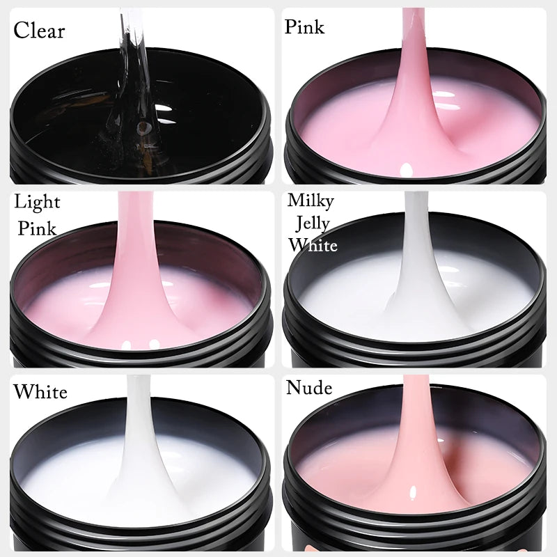 UR SUGAR 150g Extension Jelly Nude Pink Rose Red Quick Extension Gel Nail Polish Nail Extension UV LED Manicure Soak Off