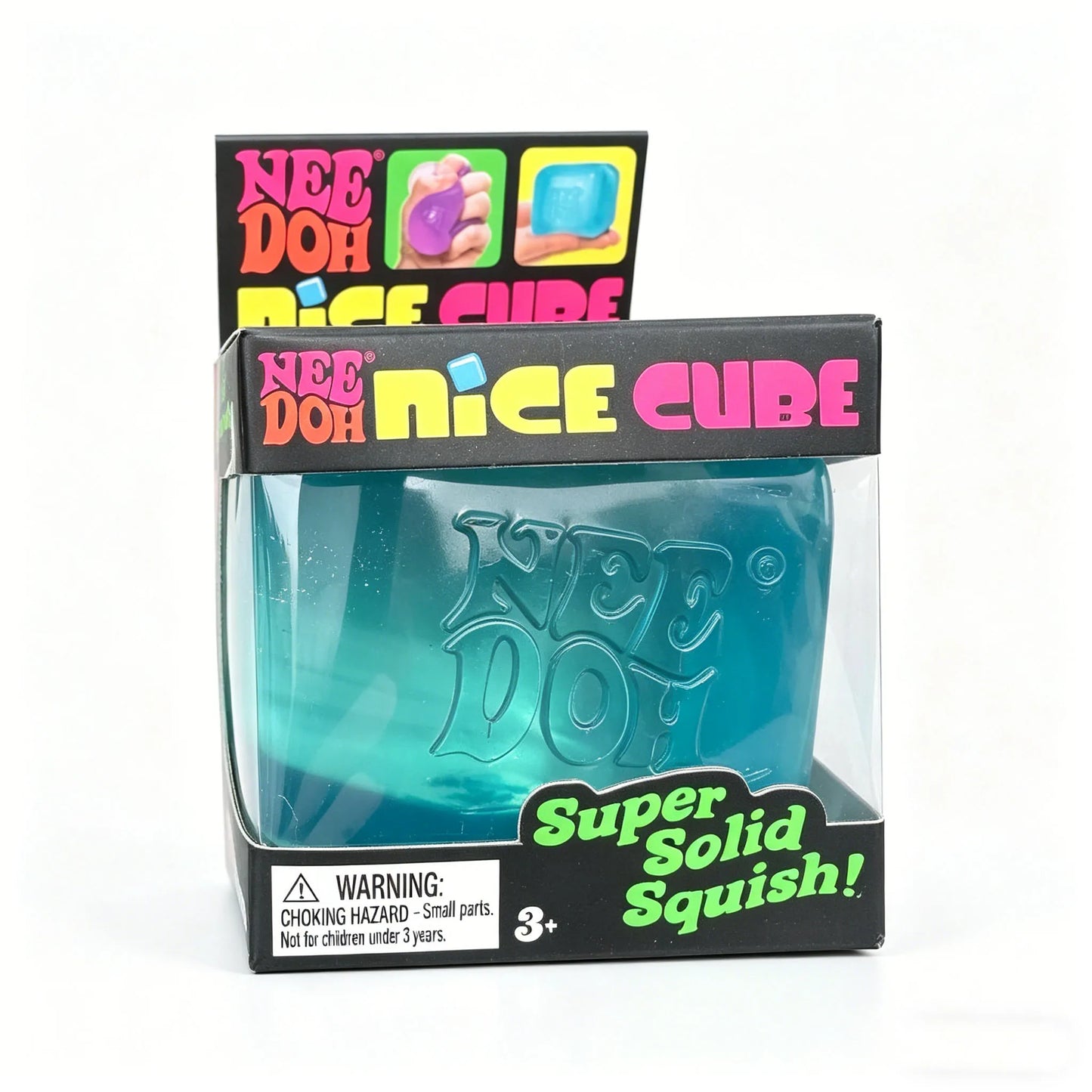 Needoh Nice Cube Fidget Sensory Cube, Stress Anxiety Relief Focus Tool Desk Toy for Adults and Kids