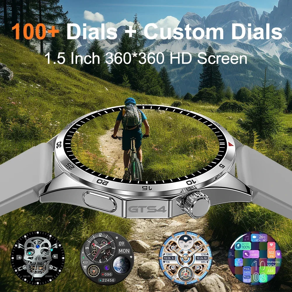 LEMFO Smart Watches For Men Women 1.5" 360*360 HD Screen 330mAh Battery Heart Rate Sleep Health Bluetooth Call  Watches For Man