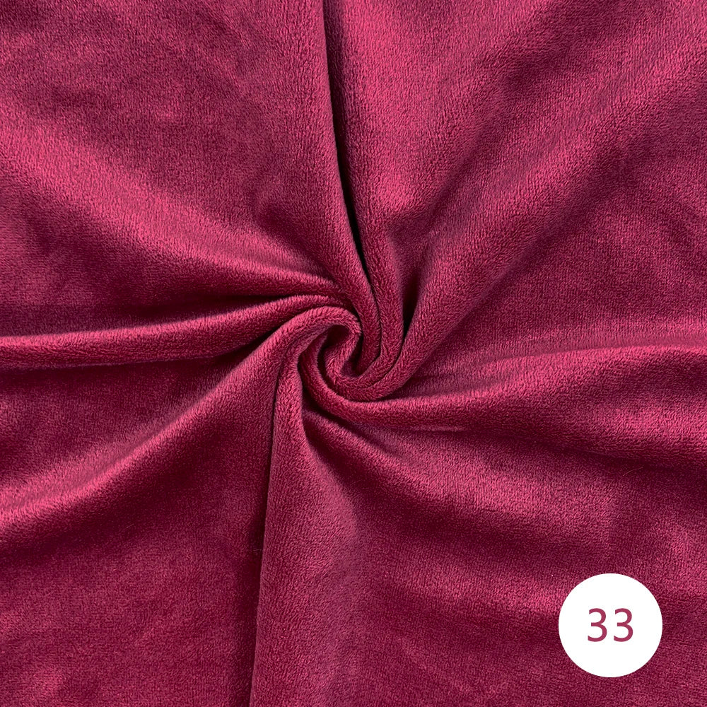 1.5mm Super Soft Short Plush Fabric Thick Crystal Super Soft Flannel Plush Toy Handmade Diy Fabric 45x50cm