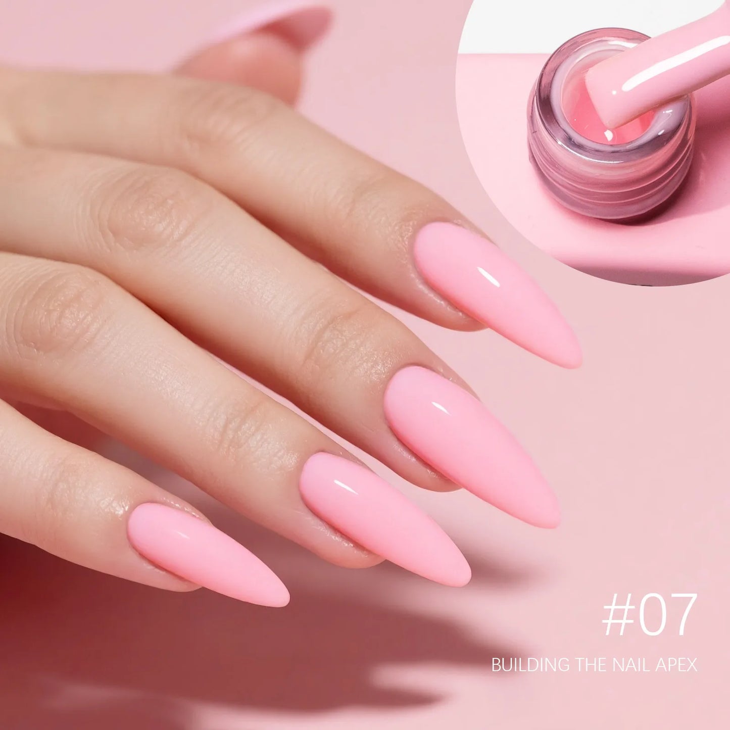 CANNI Nail Gel Polish HEMA/TPO FREE Extension UV Gel Builder Nail Gel In Bottle Semi Permanent Rubber Base Self-leveling Gel