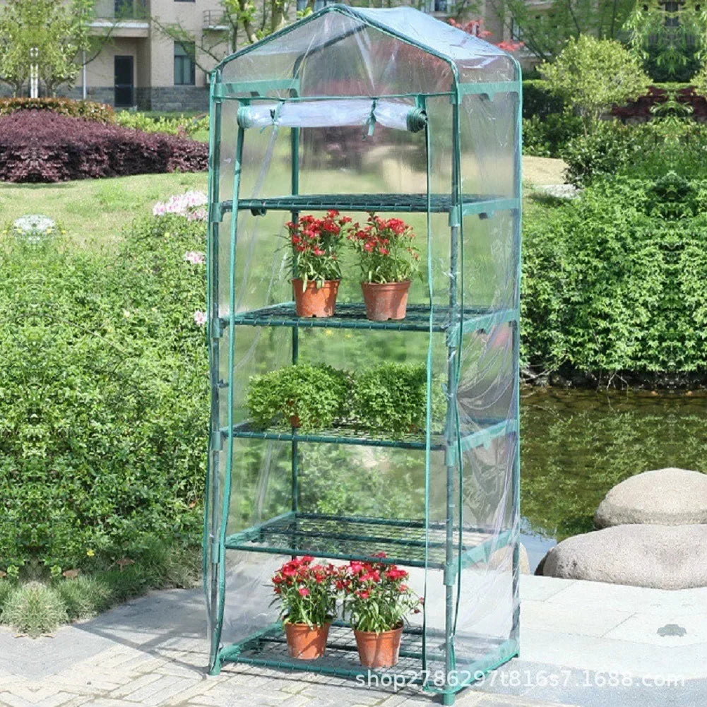 Adjustable Waterproof Plant Cover for Garden - Durable Multi-Layer Frost Protection Greenhouse Ideal for Vegetables And Flowers
