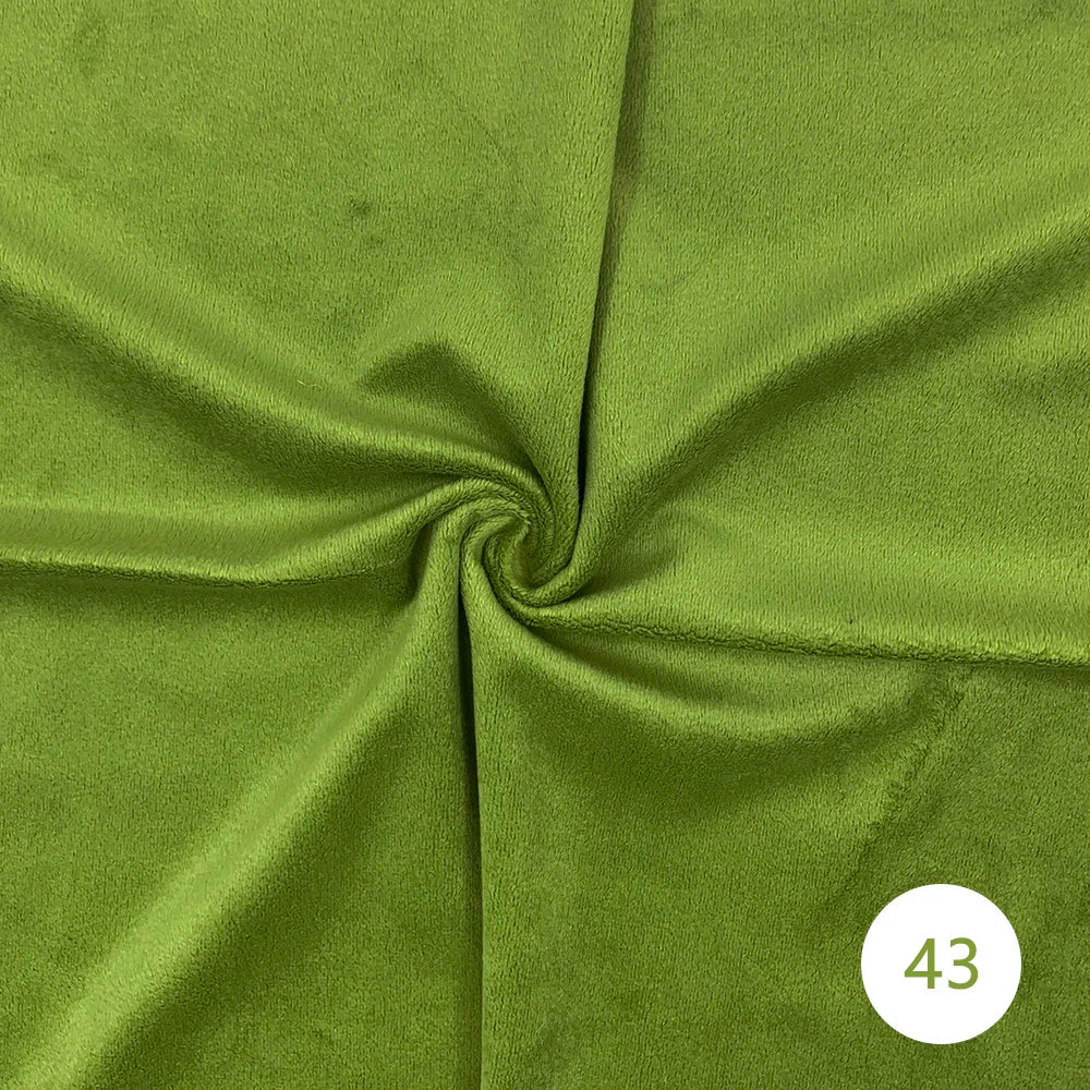 1.5mm Super Soft Short Plush Fabric Thick Crystal Super Soft Flannel Plush Toy Handmade Diy Fabric 45x50cm