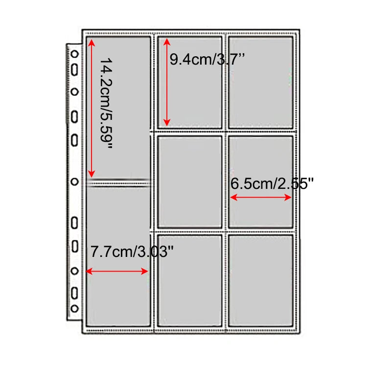A4 Binder Photocards Holder Kpop Photo Card Page 2/3/4/9/10 Pocket Sleeves PVC Free Photo Album Refills 4x6 10x15 Pocket Sleeves