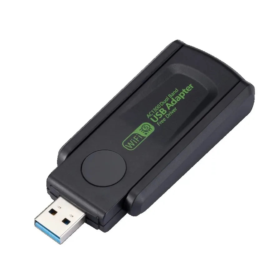 1300Mbps USB3.0 WiFi Adapter Dual Band 2.4G+5Ghz Wireless WiFi Dongle Antenna USB Ethernet Network Card Receiver for PC Desktop