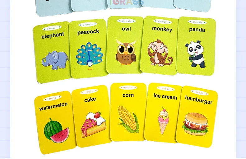 Alphabet Talking Flash Cards Educational Learning Interactive Memory Card Machine French Russian Italian Speech Toys For Kids