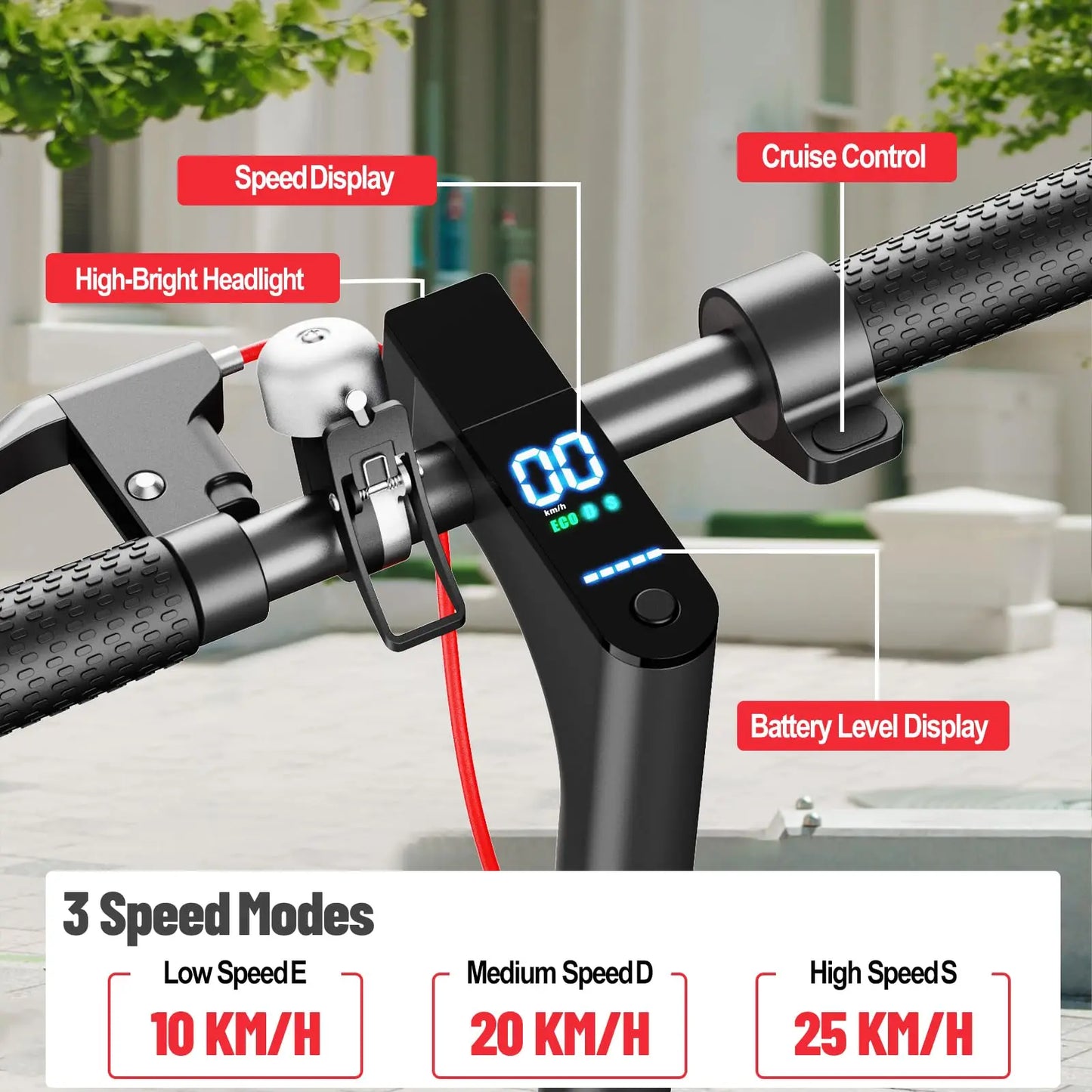 TODIMART T3 Electric Scooter 350W 7.5AH 36V 25KM/H Foldable E Scooter battery 8.5 inch Wheel EScooter For Adult Children