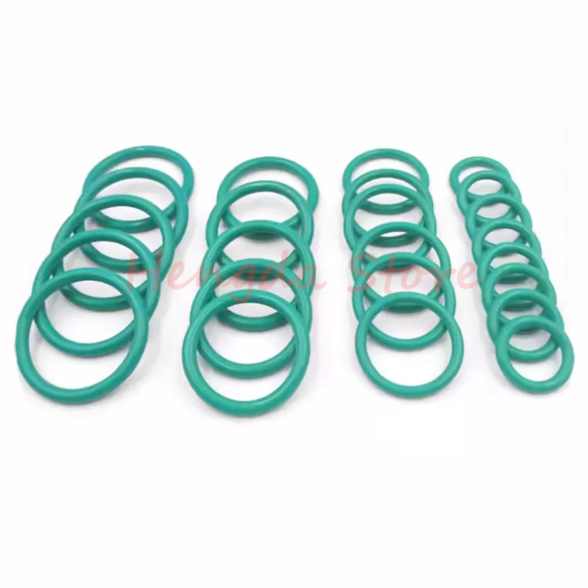 Green FKM O-Rings Cross Section CS 4.5mm OD 16-700mm Fluorine Rubber O Ring Sealing Washer Gasket Oil Resistant Acid & Alkali