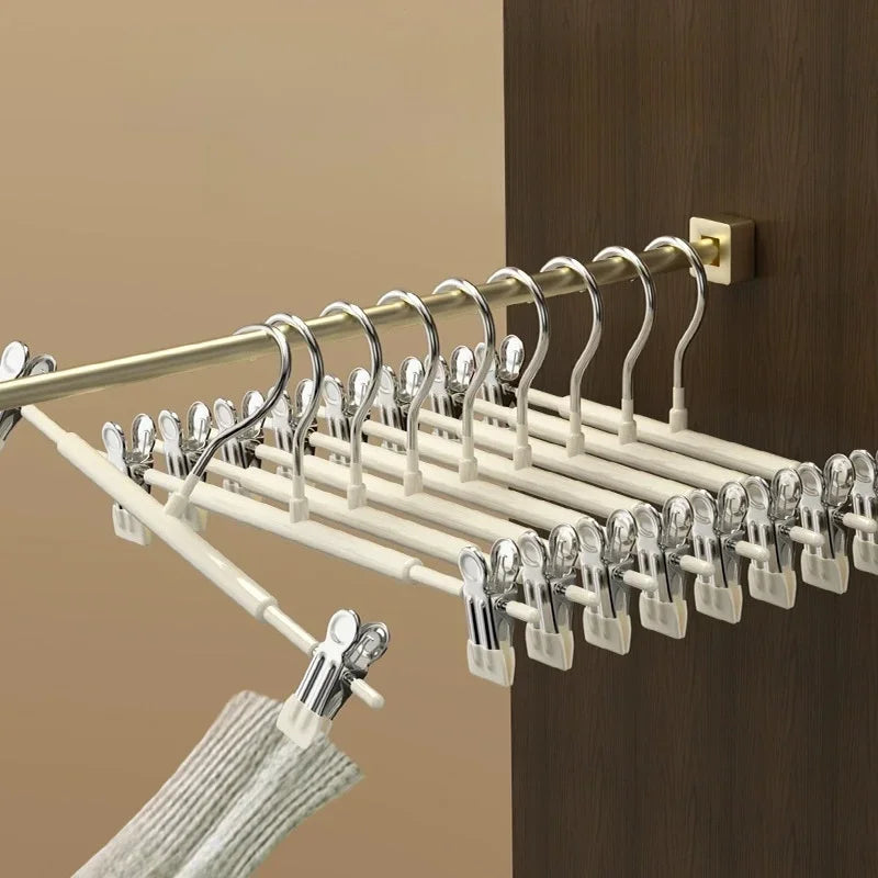 10pcs Dip Plastic Anti Slip Drying Hanger, Home Drying Expert. Thick and Seamless Clothing Support for Home and Dormitory Use