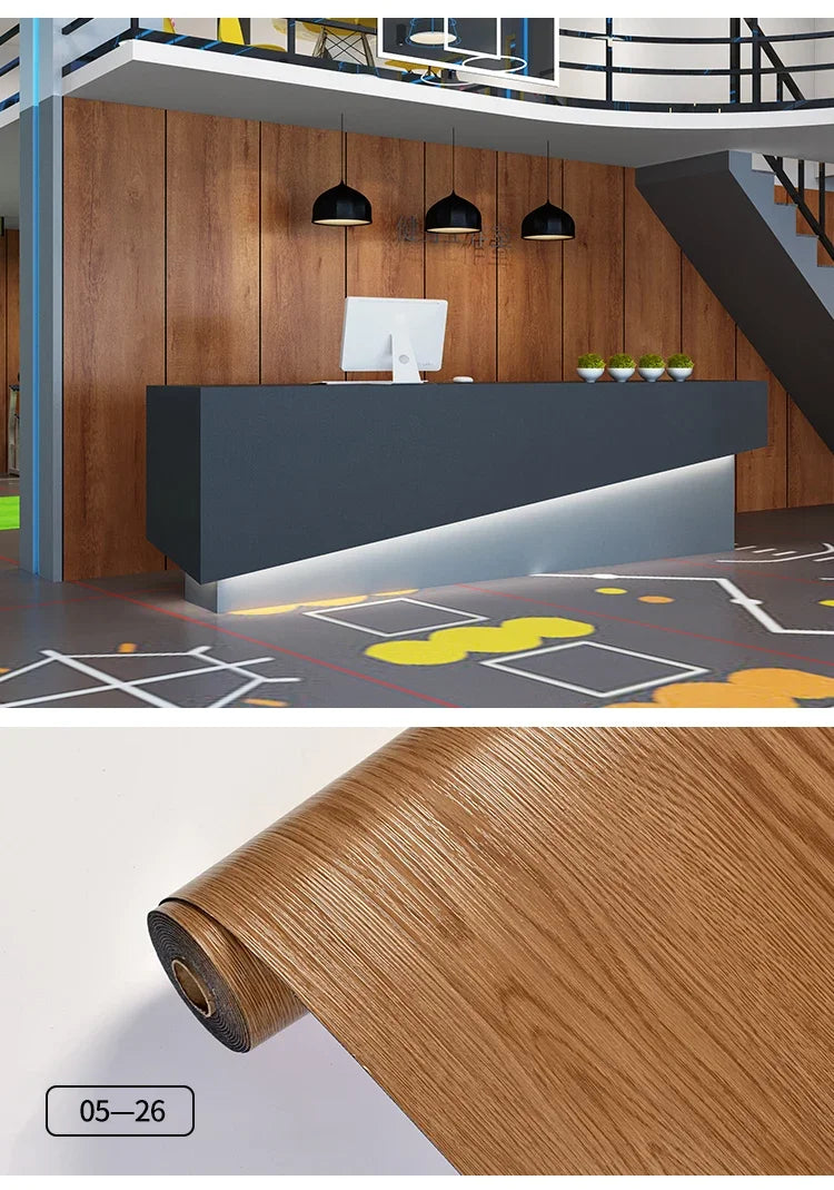 Vinyl Flooring Roll 15.7"W X 118"L/ 12.9 Sq.Ft, Peel and Stick Wall Tiles Vinyl Plank Flooring for Any Room, Easy DIY