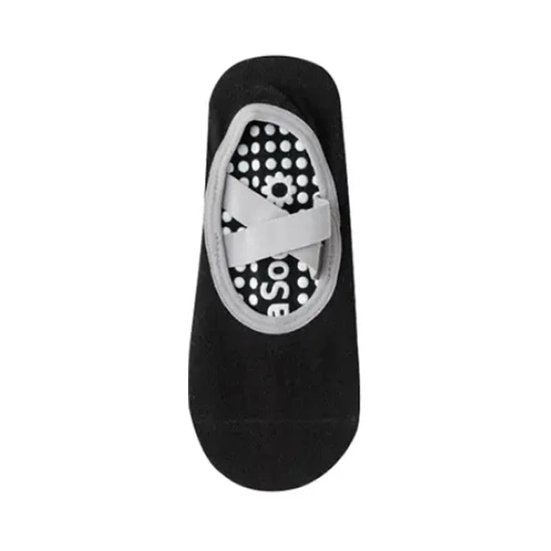 Sports Socks for Fitness Gym Women High Quality Pilates Socks Anti-Slip Breathable Backless Yoga Socks Ankle Ladies Ballet Dance