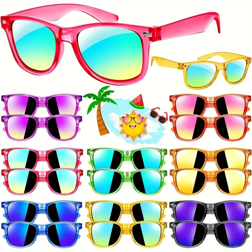 16/24 Pcs Cool Classic Fashion Glasses Kids Adult Birthday Wedding Party Guest Gifts, Classroom Rewards, Carnival Gift Packs