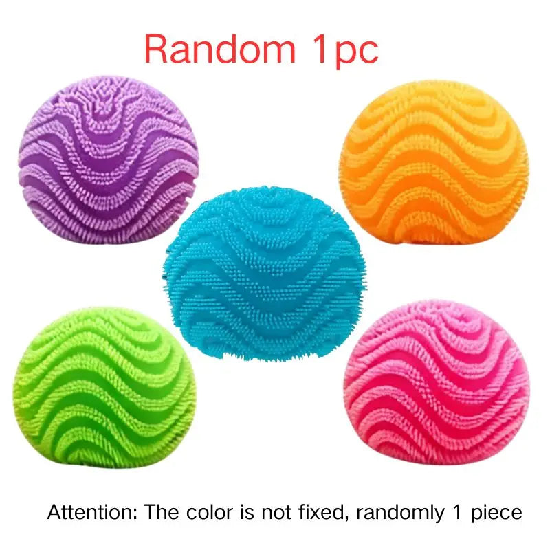 NeeDoh Fuzz Ball Blind Box Series Desktop Ornament Stress Relief Toys Suitable For People Under Pressure Fun Soft Stress Ball