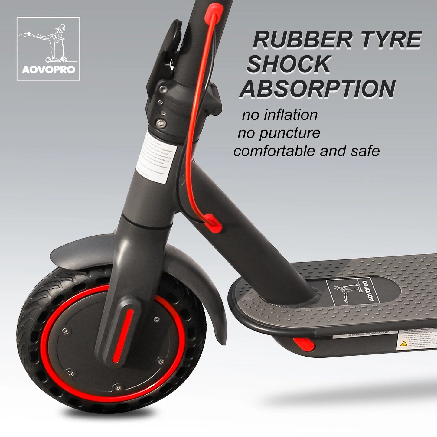 AOVOPRO Electric Scooter Top Speed: 19 Mph Range: 21.75 Miles Peak Power: 350W Suitable For Adults Foldable Electric Scooter