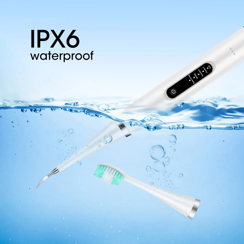Electric Ultrasonic Dental Scaler 5 Modes Calculus Oral Tartar Remover Tooth Stain Cleaner Teeth Whitening Oral Care