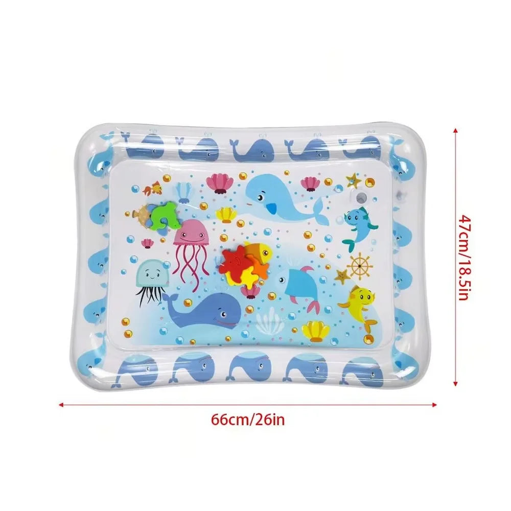 Baby Water Play Mat Inflatable Cushion PVC Infant Tummy Time Toddler Water Pad For Kids Early Education Developing Activity Toys