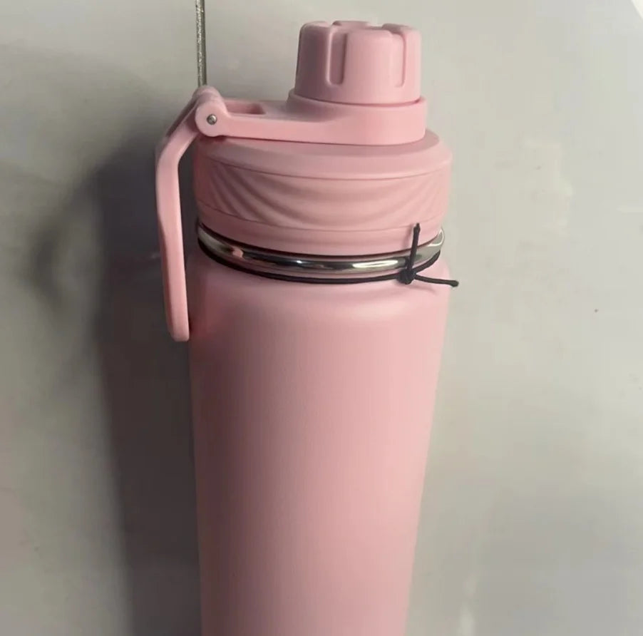 Portable Large Capacity 710ml Insulated Cup 304 Stainless Steel Yoga Pot For Male And Female Students Couple Cup Portable  Cup