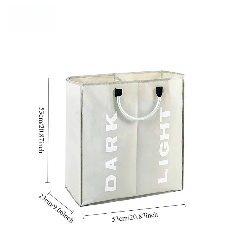 Oxford Cloth Foldable Laundry Hamper with Handles for Dirty Clothes Storage and Organization