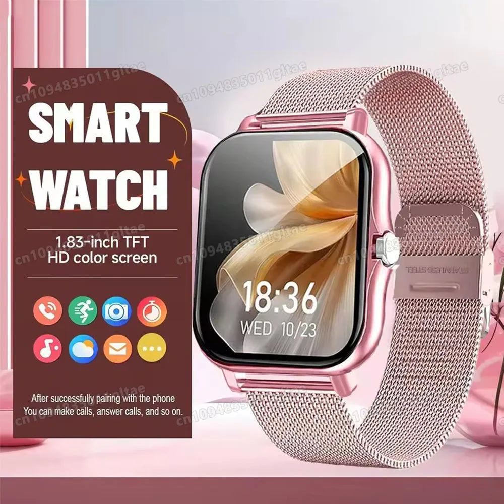 New Smartwatch BT Call Health&Sleep Monitoring 1.80''HD Screen Kids Smart Watch Waterproof Fashoin Sports Bracelet For Women Men
