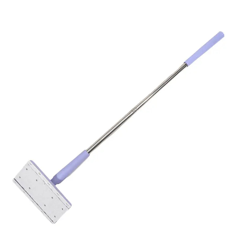 1pc Portable Mini Mop Automatic Paper Towel Changing Mop 360°Rotation Cleaning Tool For Floor Window Dust Removal No cloth ﻿