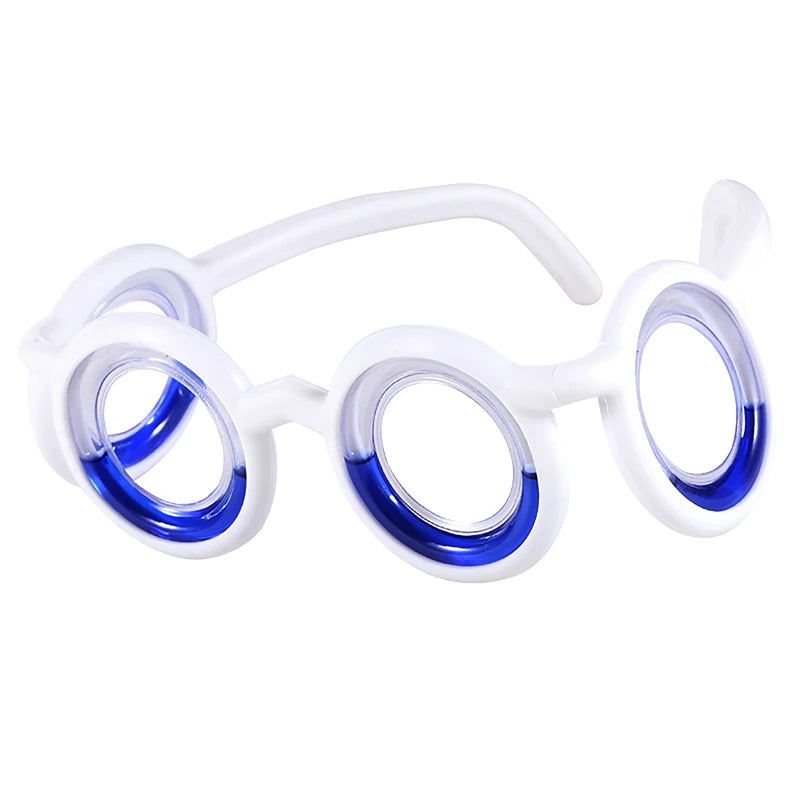 1Pcs Anti-Motion Sickness Liquid Glasses Portable Lensless Driving Sickness Goggles Anti-Sickness Glasses For Children Adult