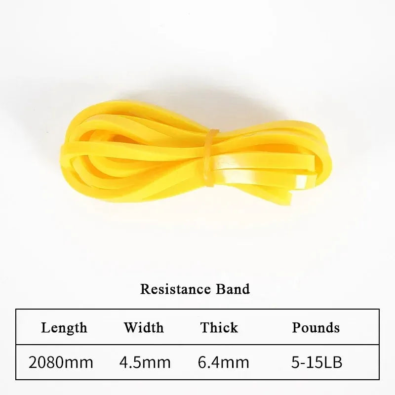Heavy Duty Resistance Band Set Latex Elastic Bands for Pilates Workout Fitness Pull up Assist Training Body Shape Exercise