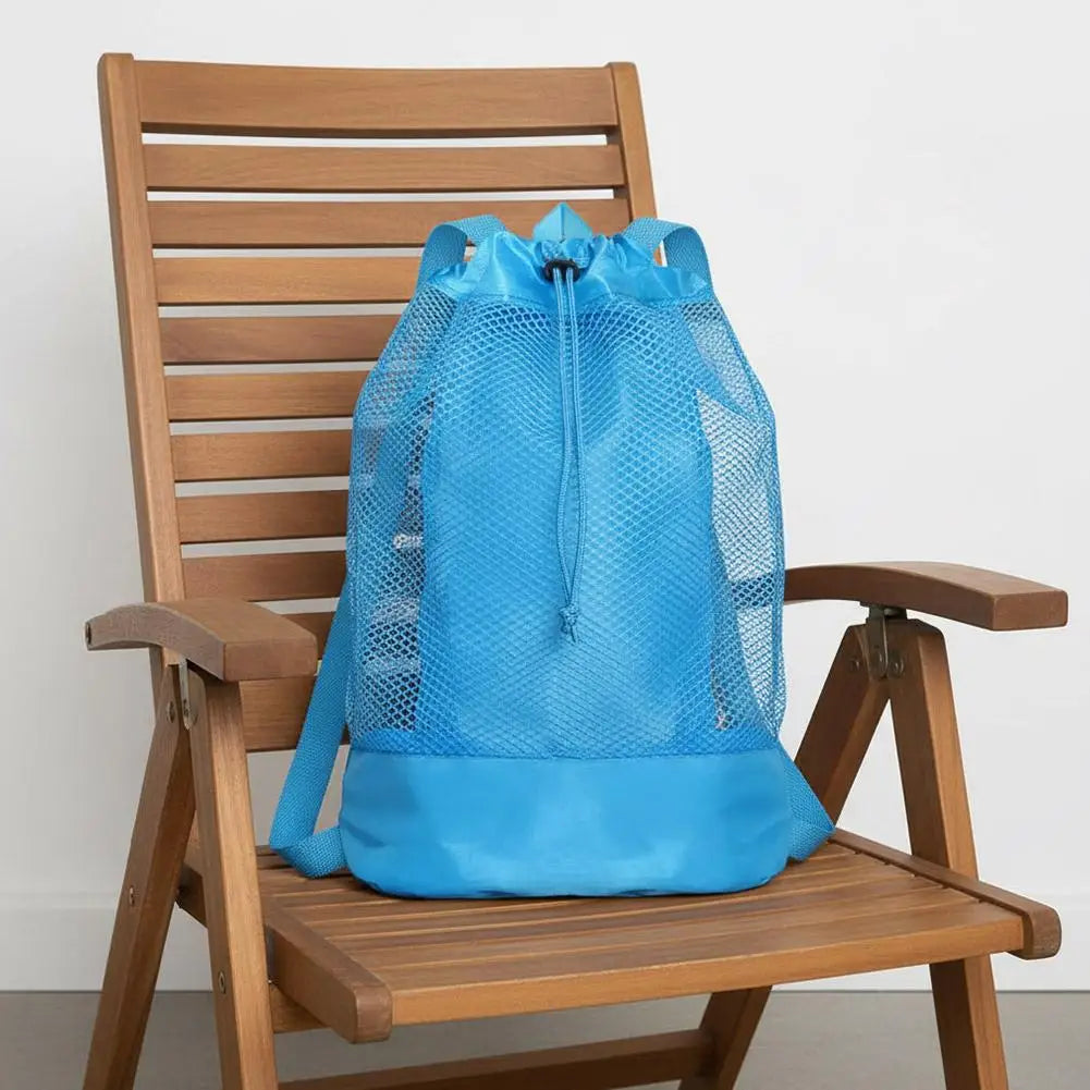 Beach Toy Organizer Backpack Lightweight Travel Bag for Sand Play Gear, Outdoor Adventures ﻿