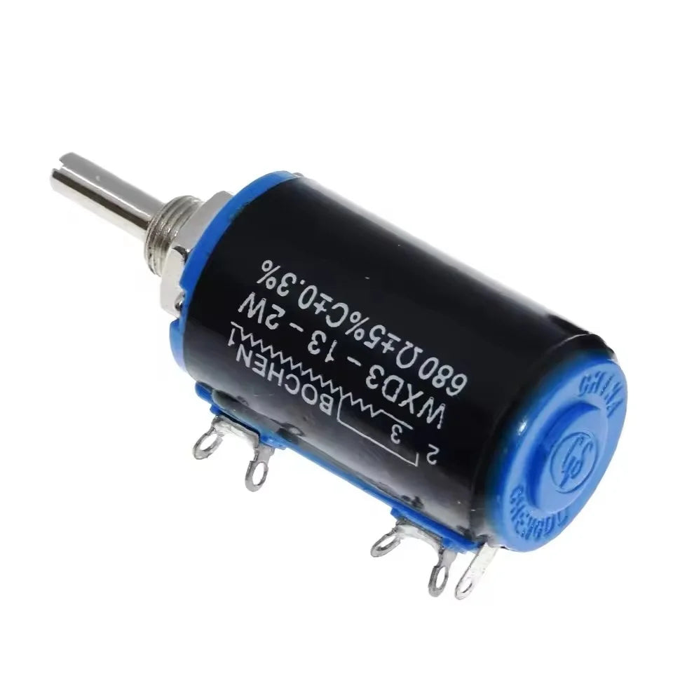 WXD3-13-2W 10K 100/220/470/680 ohm WXD3-13 2W Wirewound Multi-Turn Potentiometer 1K 2.2K 4.7K 5.6K 6.8K 47K 100K Potentiometer