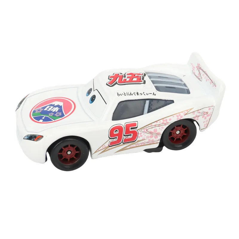 Disney Cars toy Christmas McQueen ROUTE 66 McQueen Champion McQueen Racing car 1:55 Diecast Alloy car Model Boy's Christmas gift