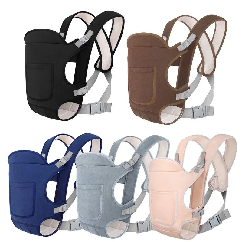 Baby Going Out Safety Carrier Sling Multifunctional Shoulder Baby Carrier Four Methods Front and Back Versatile for All Seasons