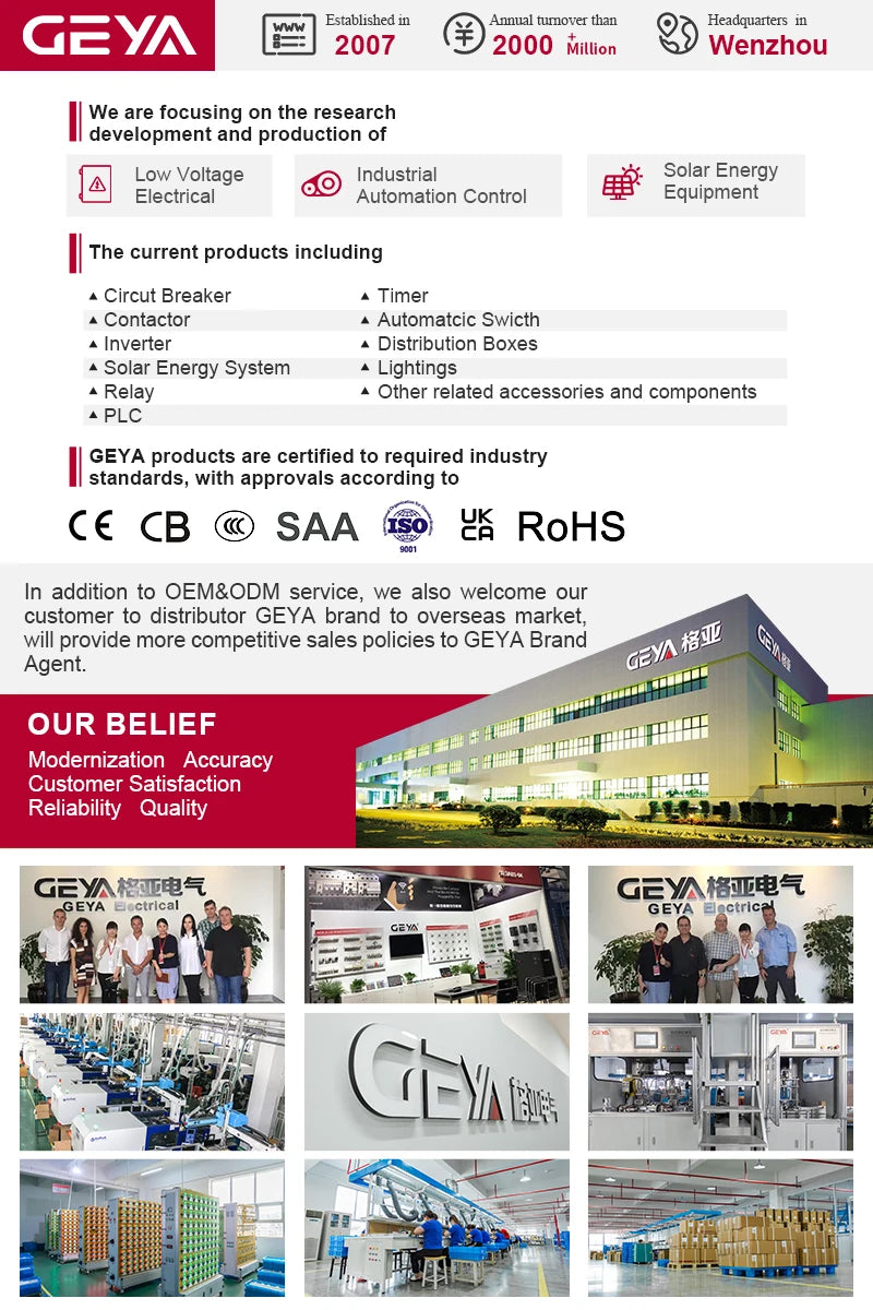 GEYA GYM10 AC MCB 2Pole 6A 10A 16A 20A 25A 32A 40A 50A 63A 220V/400V Mini Circuit Breaker C Curve 6KA CE CB Approved