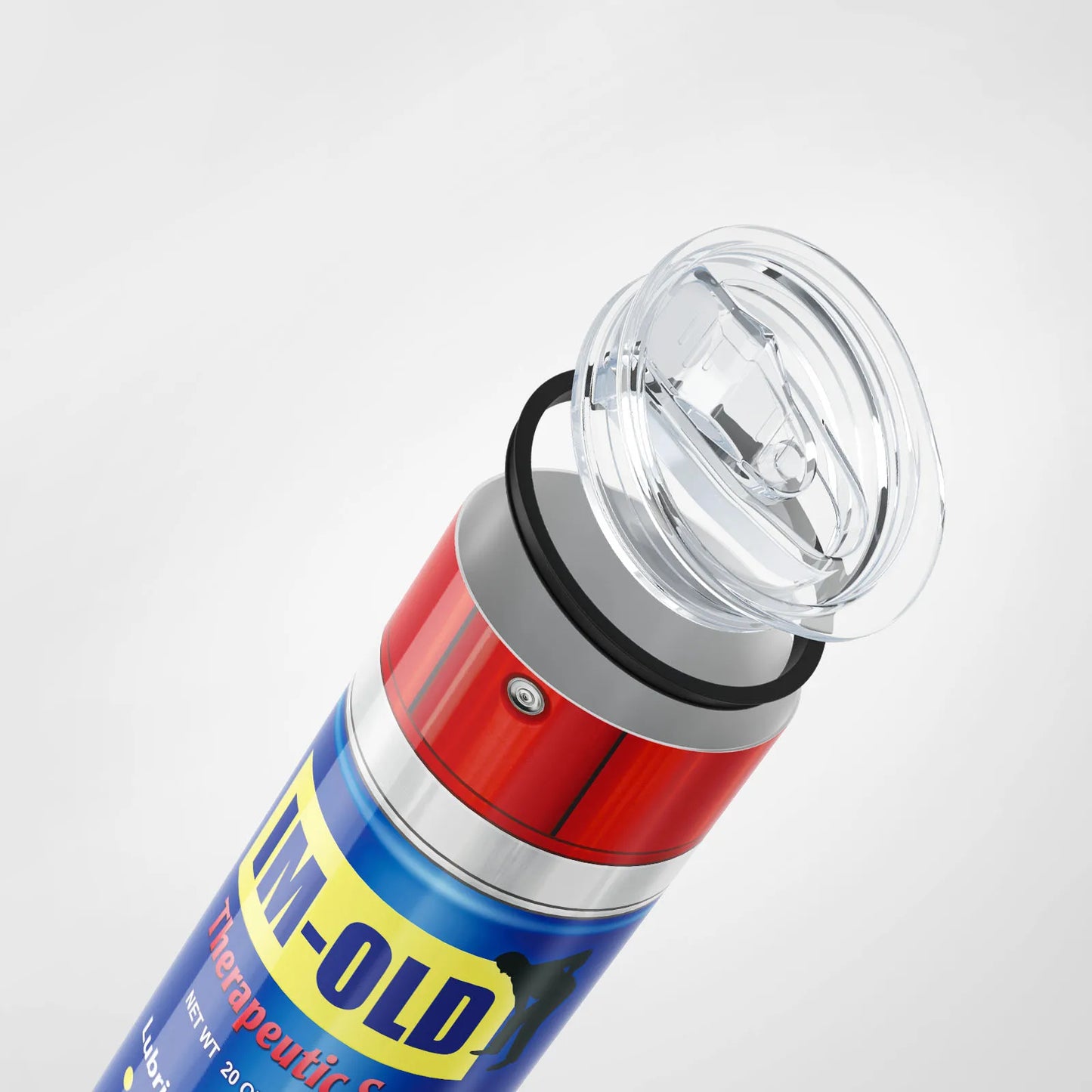 20oz tumbler 600ml Spray Can Tumbler with Lid & Stainless Straw | WD-40 Inspired & IM-OLD Parody Insulated Mug