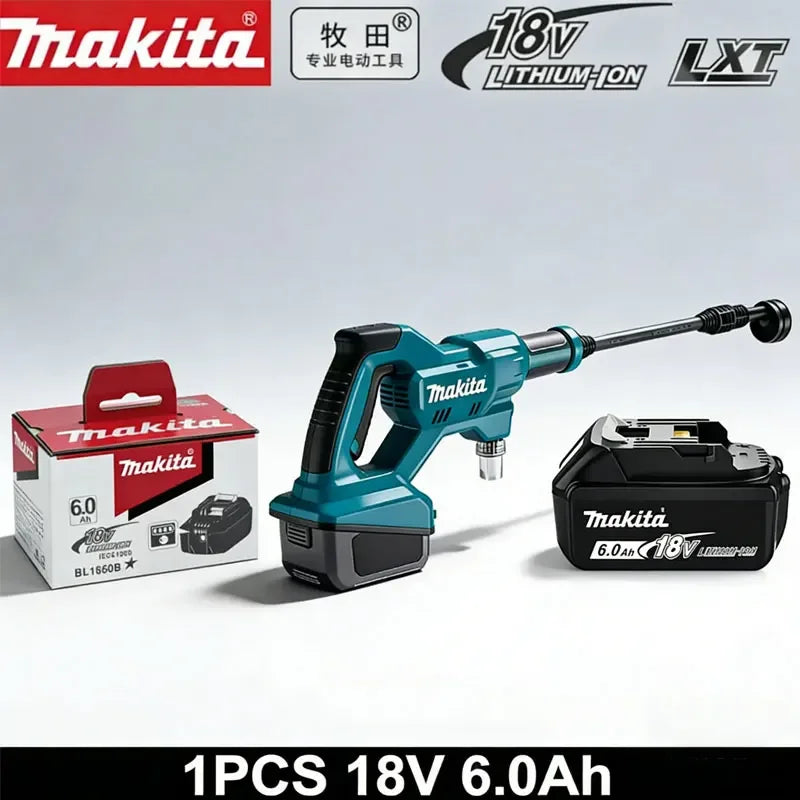 2026 new model Makita DHW180 Battery High Pressure Washer 18V Cordless Portable Cleaning Device High Flow Rate Power Tool