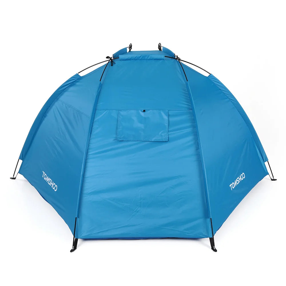 TOMSHOO Camping Tent Outdoor Sports Sunshade Tent Oxford Fabric Lightweight Tent for Fishing Picnic Beach Park