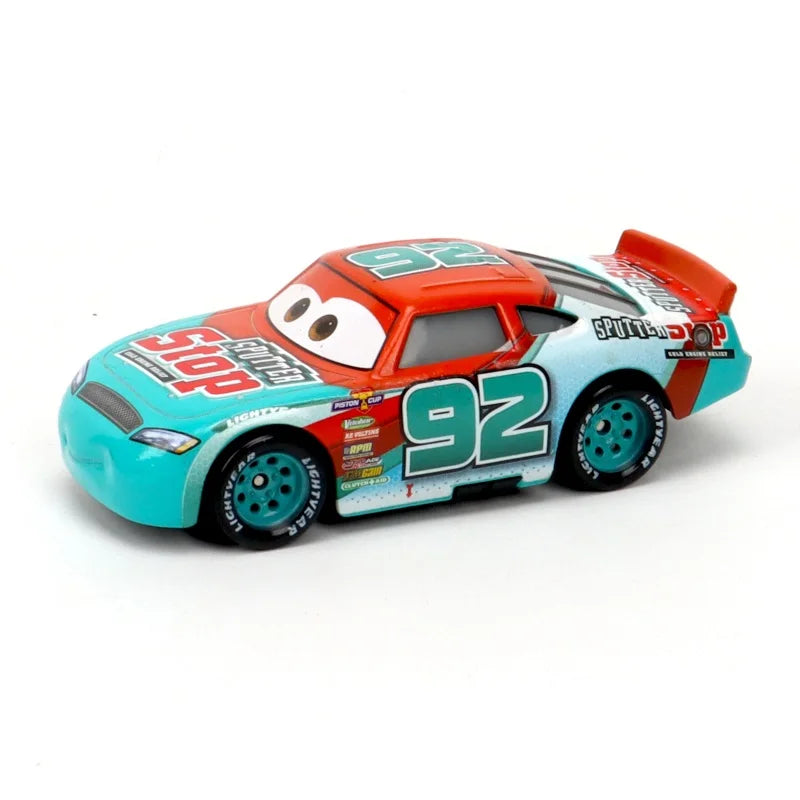 Disney Cars toy Christmas McQueen ROUTE 66 McQueen Champion McQueen Racing car 1:55 Diecast Alloy car Model Boy's Christmas gift