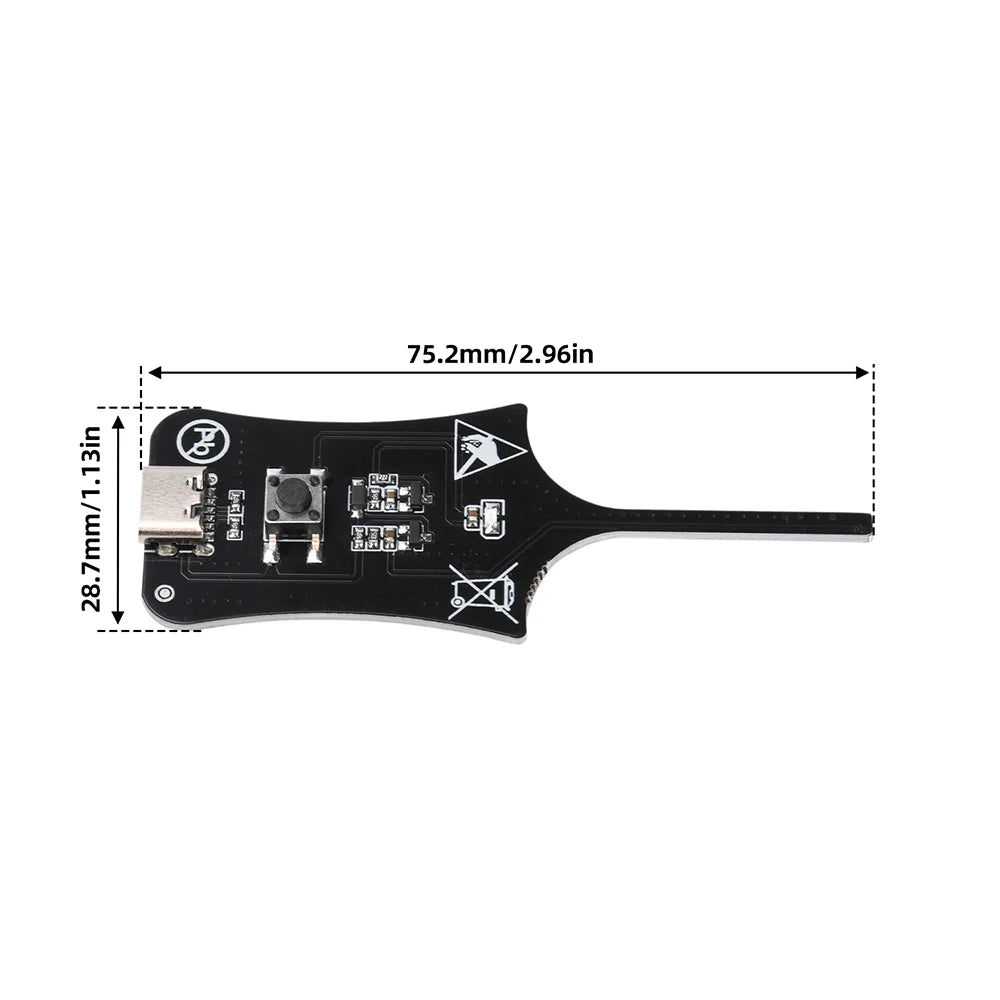 Type-C Inductance Tester Electromagnetic Non-Contact Fault Detection for Phones PCB Motherboard Repair Diagnostics Tool